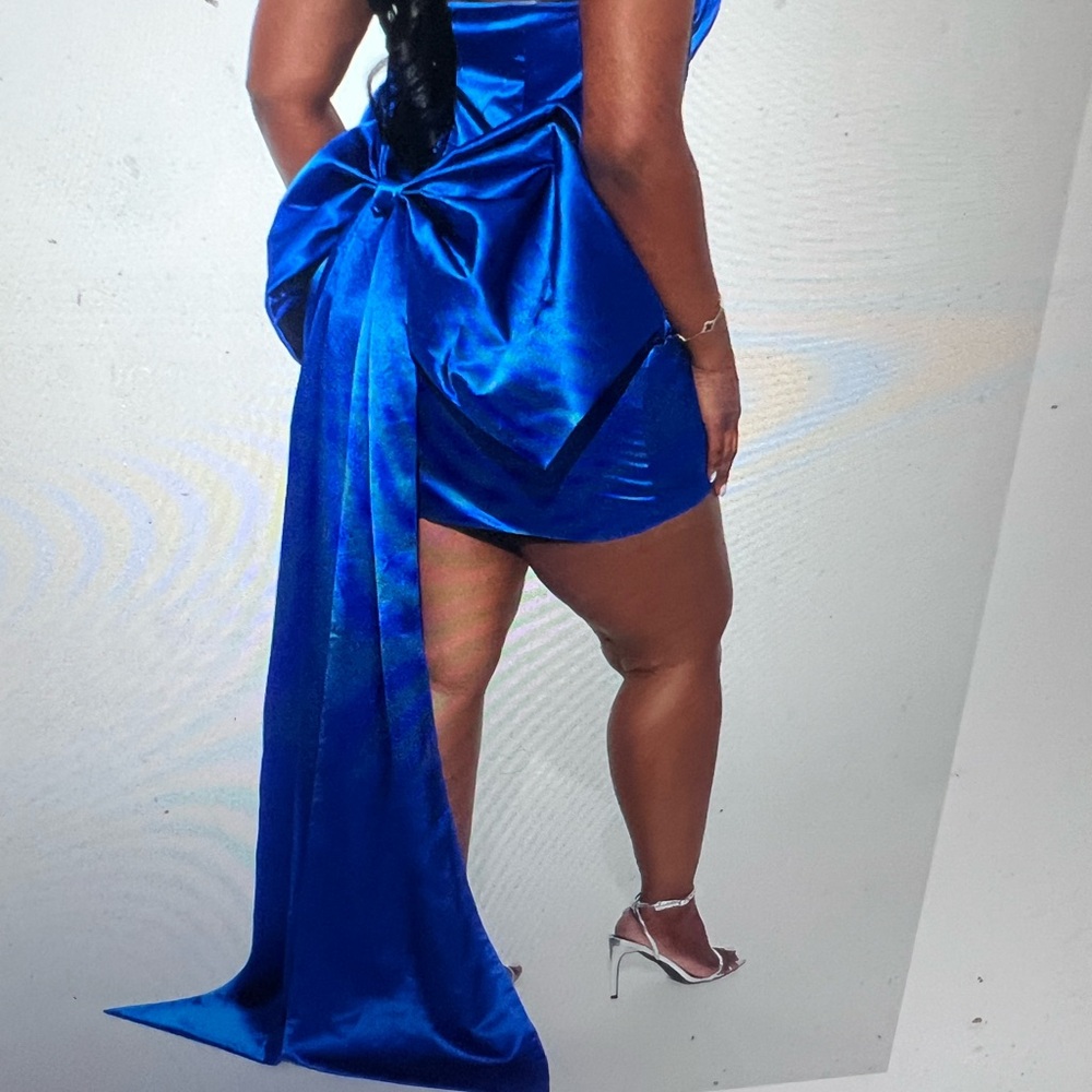 Fashion Nova Blue Mini Dress